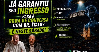 Inscrições abertas para roda de conversa com Dr. Ítalo Venturelli no Memorial do ET