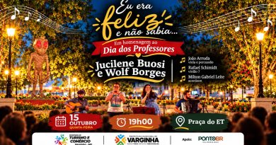 Varginha celebra o Dia dos Professores com música, artesanato e atrações na Praça do ET
